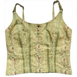 Vintage Floral Corset Top